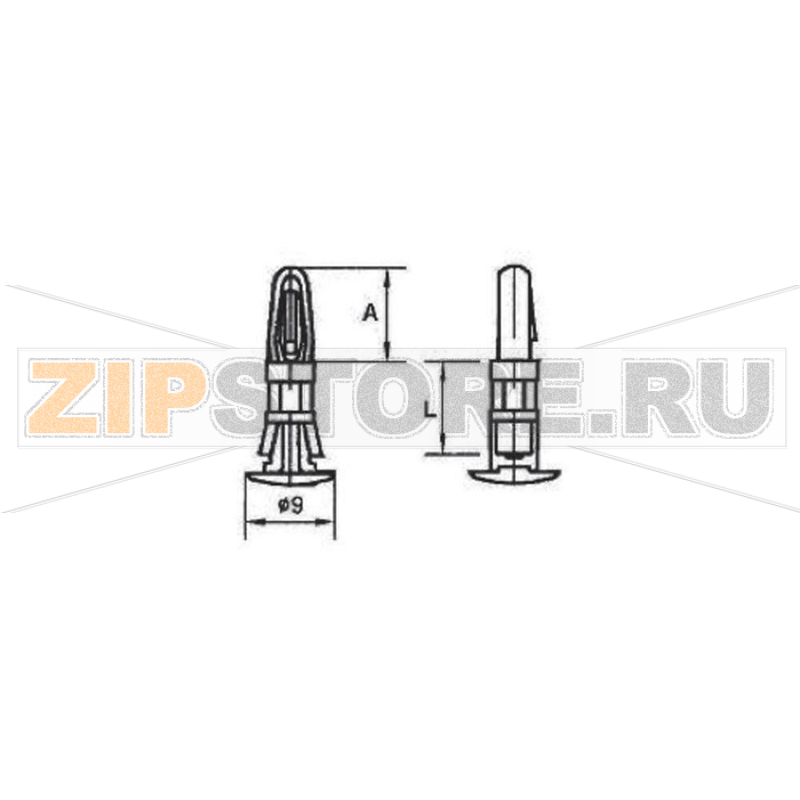 Проставка, полиамид, 36 мм, 1 шт PB Fastener 571.06.20 