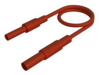 Провод тестовый 0.25 м, красный Hirschmann MAL S GG-B 25/2,5 RED