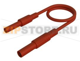 Провод тестовый 0.25 м, красный Hirschmann MAL S GG-B 25/2,5 RED 