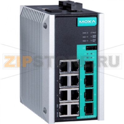 Коммутатор MOXA EDS-G512E-4GSFP-T 