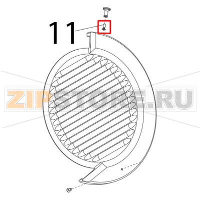 Vite TSP-DIN963, M4x12 Sirman Palladio 350 Automec Vite TSP-DIN963, M4x12 Sirman Palladio 350 AutomecЗапчасть на деталировке под номером: 11