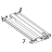 Latch assembly for peel roller release LH Zebra 170PAX4
