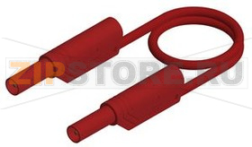 Провод тестовый 2 м, красный Hirschmann MLS SIL WS 200/1 RED 