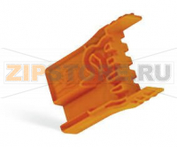 Устройство для прокладки проводников; для одно- и многожильных проводников; оранжевые Wago 770-100