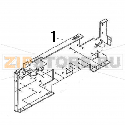 Side frame R Sato HR212 TT Side frame R Sato HR212 TTЗапчасть на деталировке под номером: 1Название запчасти на английском языке: Side frame R Sato HR212 TT.