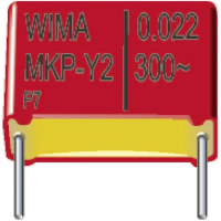 Конденсатор помехоподавляющий 3300 пФ, 300 В/AC, 20 %, 10 мм, 13x5x11 мм Wima MKY22W13303F00KSSD-1