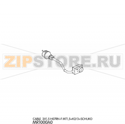 Cable 3X1,5 H07RN-F MT1,5+K2/3+schuko Unox XVC 105 Cable 3X1,5 H07RN-F MT1,5+K2/3+schuko Unox XVC 105Запчасть на деталировке под номером: 12Название запчасти на английском языке: Cable 3X1,5 H07RN-F MT1,5+K2/3+schuko Unox XVC 105