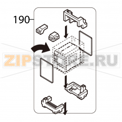 Cushion set Sato CL4NX Cushion set Sato CL4NXЗапчасть на деталировке под номером: 190Название запчасти на английском языке: Cushion set Sato CL4NX.