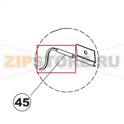Temp. Probe Apach AC800           Temp. Probe Apach AC800Запчасть на сборочном чертеже под номером: 45Название запчасти Apach на итальянском языке: Temp. Probe Apach AC800