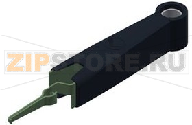 Зажим 30 В, 6A, тип: крокодил, черный Hirschmann AGF 2 BLACK 