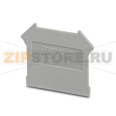 Концевая крышка Phoenix Contact D-UK 4/10 Длина: 42,5 мм, Ширина: 1,8 мм, Высота: 35,9 мм, Цвет: cерый.Минимальный заказ: 50 шт.Упаковка: 50 шт.