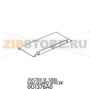St. steel fan guard spacer Unox XVC 705 St. steel fan guard spacer Unox XVC 705Запчасть на деталировке под номером: 6Название запчасти на английском языке: St. steel fan guard spacer Unox XVC 705