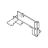 Supporto per isolante grigio Saeco Royal Exclusive