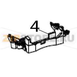 Kit laminator door latch Zebra ZXP 8 Kit laminator door latch Zebra ZXP 8Запчасть на деталировке под номером: 4