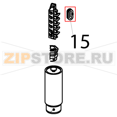 Passacavo ovale Tecnoinox FR48FE7 Passacavo ovale Tecnoinox FR48FE7Запчасть на деталировке под номером: 15