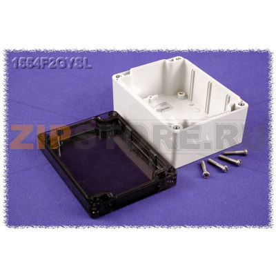 Корпус 120x90x60 мм, материал: пластик, серый, 1 шт Hammond 1554F2GYSL 