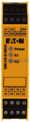 Защитное реле контроля экстренной остановки, 230 В перем. тока Eaton ESR5-NOS-31-230VAC 