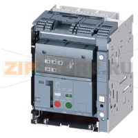draw-out molded case circuit breaker with guide frame and PSS frame 1600; with RTC and 4AUX trip alarm switch S24; Icu "M" Icu=55kA @ 415V, 3-pole ETU350, LSI, In=800A rotary coding switch Ir=320...800A Isd=1...10xIn, Ii=1.5...15xIn N conductor protec. ad