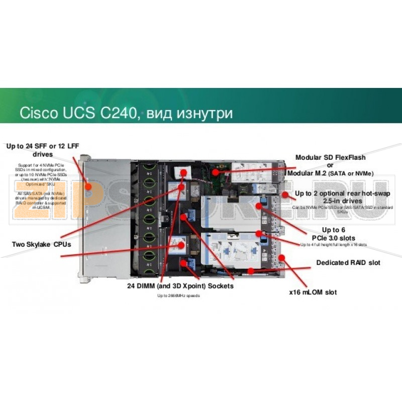 Сервер стоечный Cisco UCSC-C240-M5SN 
