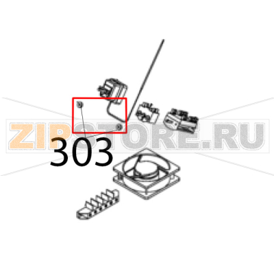 Washer Vortmax SSOC E74 Washer Vortmax SSOC E74Запчасть на деталировке под номером: 303