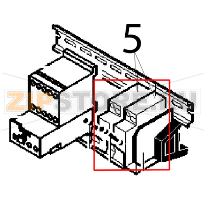 Fuse terminal board Angelo Po FC1011G Fuse terminal board Angelo Po FC1011GЗапчасть на деталировке под номером: 5