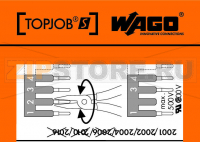Наклейки для инструкции по использованию; для перемычек TOPJOB®S; Серии 2001/2002/2004/2006/2010/2016 Wago 210-400/2000-002