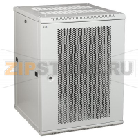 ITK Шкаф LINEA W 9U 600x600 мм дверь перфорированная, RAL7035