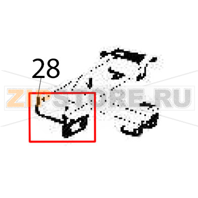 Front switch holder Hurakan HKN-CL6 Front switch holder Hurakan HKN-CL6Запчасть на деталировке под номером: 28