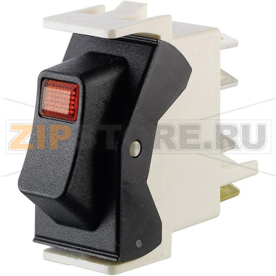 Переключатель клавишный 250 В/AC, 10 А, 1 x выкл/вкл, 1 шт Marquardt 01550.1950-00 