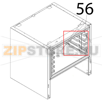 Rack RH Angelo Po IA51 Rack RH Angelo Po IA51Запчасть на деталировке под номером: 56
