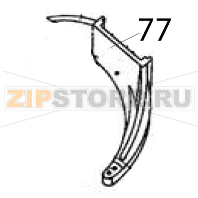 Charging basket block Hurakan HKN-IP10F Charging basket block Hurakan HKN-IP10FЗапчасть на деталировке под номером: 77