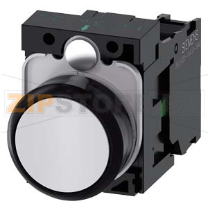 КНОПКА, 22MM, КРУГЛАЯ, ПЛАСТИК, БЕЛАЯ, ПЛОСКАЯ КНОПКА, КОНТАКТЫ МГНОВЕННОГО ДЕЙСТВИЯ, С ДЕРЖАТЕЛЕМ 1NO, ВИНТОВЫЕ КЛЕММЫ, С ГРАВИРОВКОЙ ЛАЗЕРОМ, SYMBOL NUMBER ACC. TO, ISO7000 OR IEC60417 Siemens 3SU1100-0AB60-1BA0-Z&amp;nbsp;Y13 