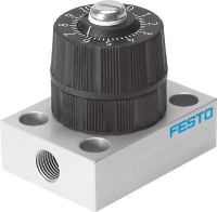 Дроссель прецизионный с обратным клапаном Festo GRP-70-1/8-AL