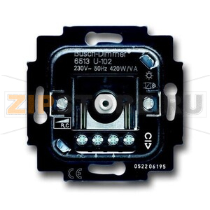 Диммер для ламп накаливания и НВ галогенных ламп 40-420 Вт/ВА ABB 2CKA006513A0586 