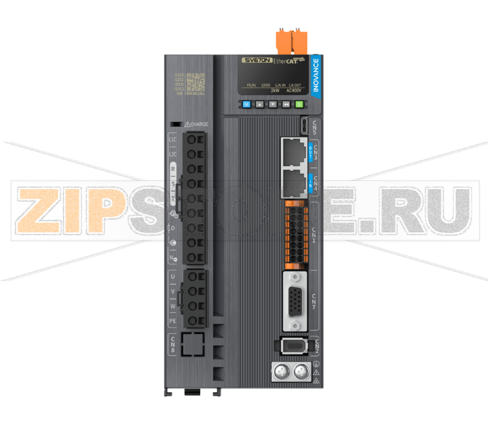 Сервопривод 220 В, 12 A, 1.5 кВт, EtherCAT, STO, 1 фаза, IP20 Inovance SV670NS012I-FS-INT 