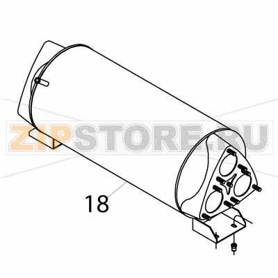 Cuerpo calderin Fagor FI-160 Cuerpo calderin Fagor FI-160Запчасть на деталировке под номером: 18Название запчасти Fagor на английском языке: Cuerpo calderin FI-160.