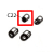 Push button power Godex EZ-2250i