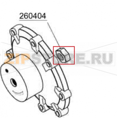 Dadi Torniti Inox&quot;M6&quot;Uni-5588 Comenda LB 200 Dadi Torniti Inox"M6"Uni-5588 Comenda LB 200Запчасть на сборочном чертеже под номером: 260404Название запчасти на итальянском языке: Dadi Torniti Inox"M6"Uni-5588 Comenda LB 200