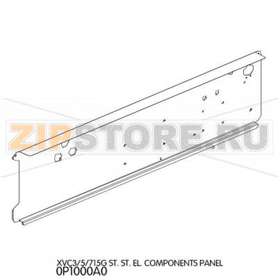 St. St. El. Components panel Unox XVC 315G St. St. El. Components panel Unox XVC 315GЗапчасть на деталировке под номером: 17Название запчасти на английском языке: St. St. El. Components panel Unox XVC 315G