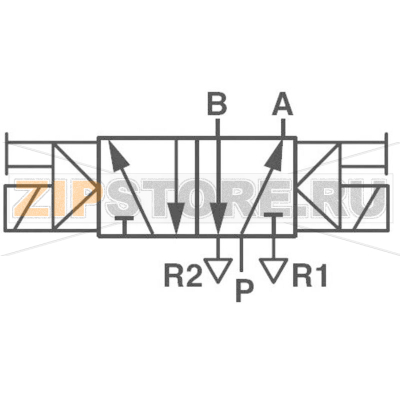 Клапан пневматический 24 В/DC, 5/2-ходовой, G1/8, 8 бар, 1 шт Norgren V50A511A-A213A 