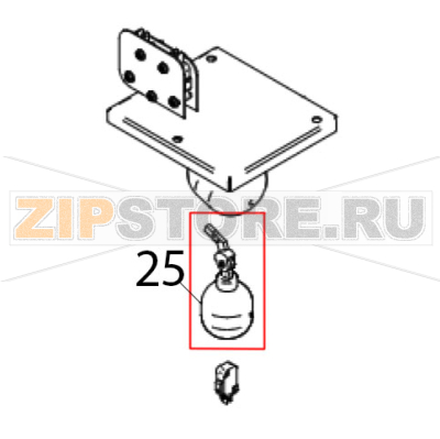 Клапан поплавковый Float DFV-06L Abat ЛГ-60/20Г-02 Клапан поплавковый Float DFV-06L Abat ЛГ-60/20Г-02Запчасть на деталировке под номером: 25