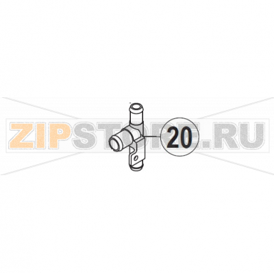 Tee Hobart UXT-10A                                                                                   Tee Hobart UXT-10AЗапчасть на сборочном чертеже под номером: 20Название запчасти на немецком языке языке: Tee Hobart UXT-10A
