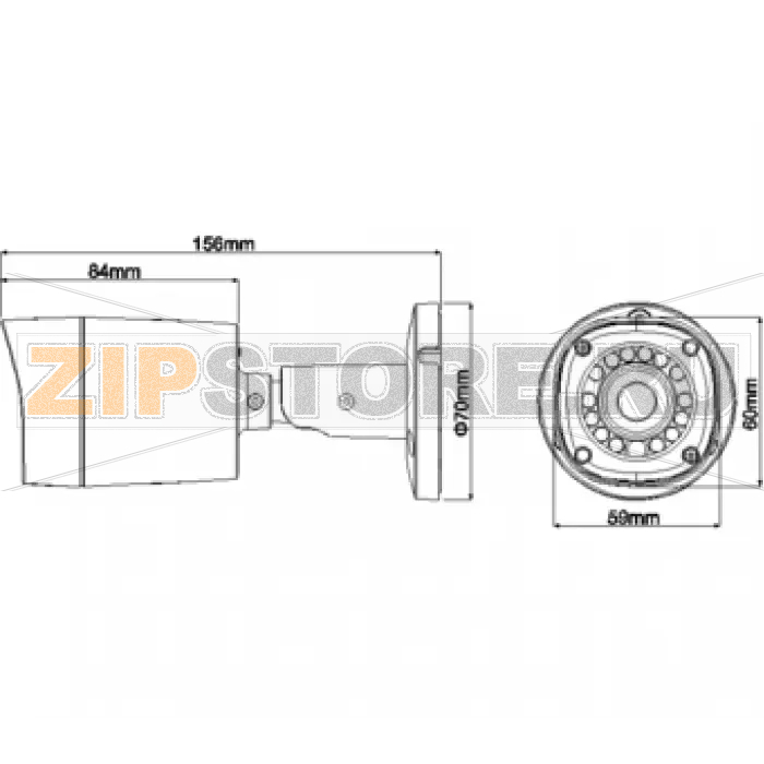 Видеокамера Dahua DH-HAC-HFW1200RMP-0600B 