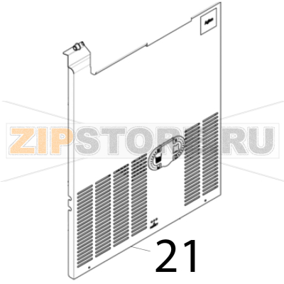 Front panel Scotsman B 7040 Front panel Scotsman B 7040Запчасть на деталировке под номером: 21