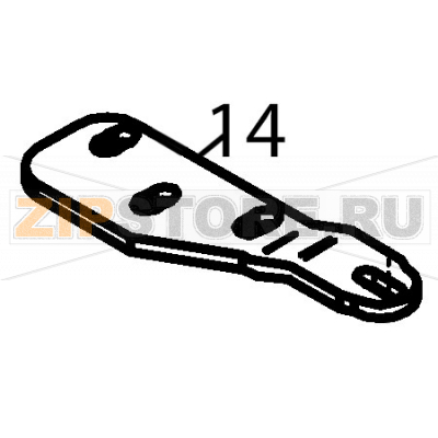 Upper hinge Fagor VG-201 Upper hinge Fagor VG-201Запчасть на деталировке под номером: 14Название запчасти Fagor на английском языке: Upper hinge VG-201.