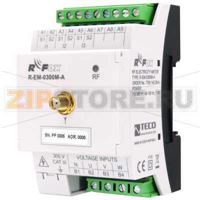 TECO R-EM-0300M-A, 3f electricity meter 