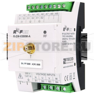 TECO R-EM-0300M-A, 3f electricity meter 