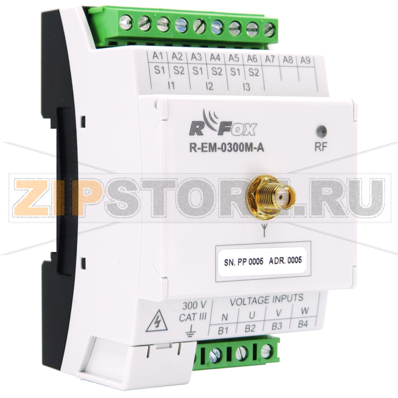 TECO R-EM-0300M-A, 3f electricity meter 