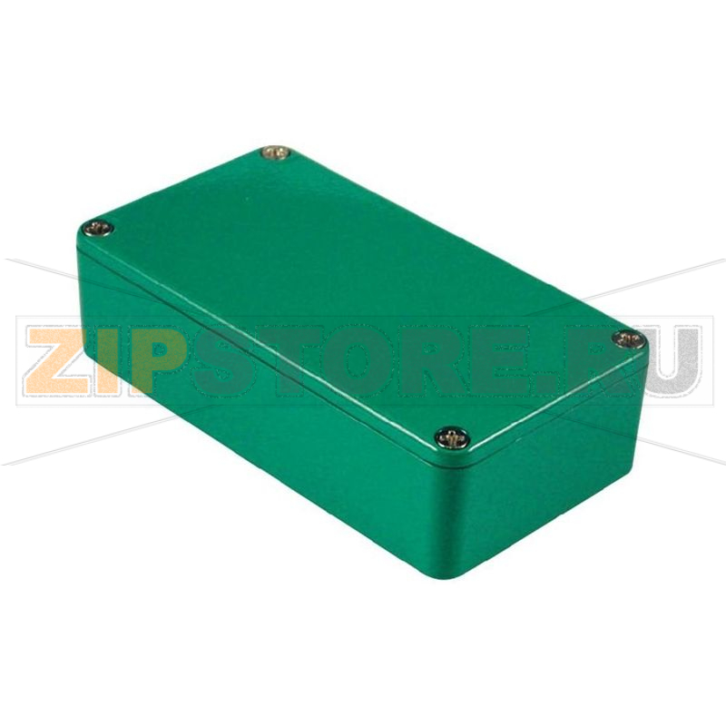 Корпус алюминиевый 111.5x59.5x31 мм, зеленый, 1 шт Hammond 1590BGR 