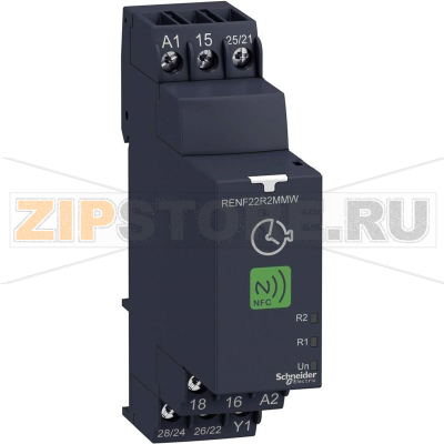 Реле времени многофункциональное, 0.05 с - 999 ч Schneider Electric RENF22R2MMW 